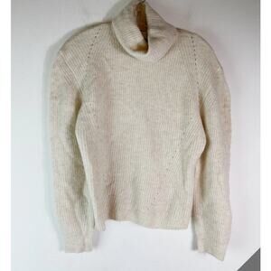 Topshop NWT Women's Cowl Neck Wool Blend Ribbed Long Sleeves Sweater Size 4